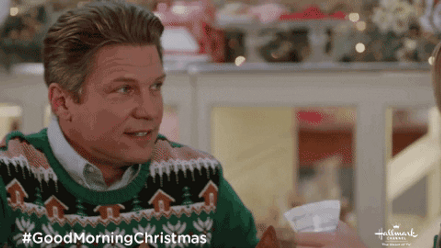 Good Morning Christmas Surprise GIF