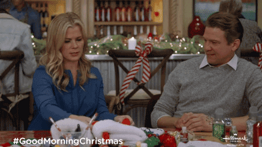 Good Morning Christmas TV Show GIF