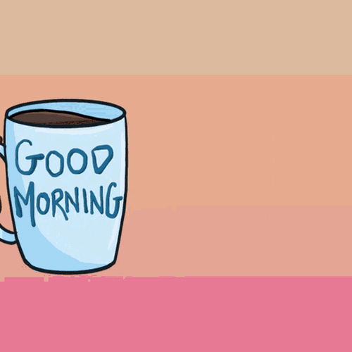 Good Morning Coffee Animation GIF