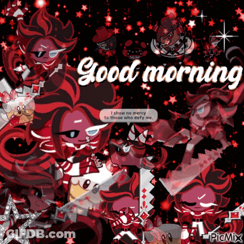 Good Morning Cookie Collage GIF
