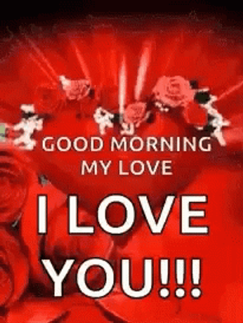 Good Morning Darling Pumping Heart GIF