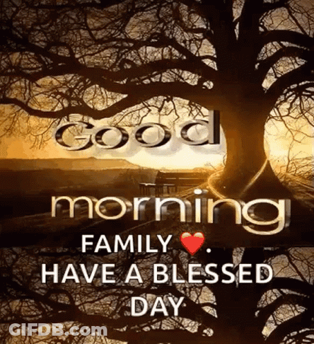Good Morning Family Have A Blessed Day GIF