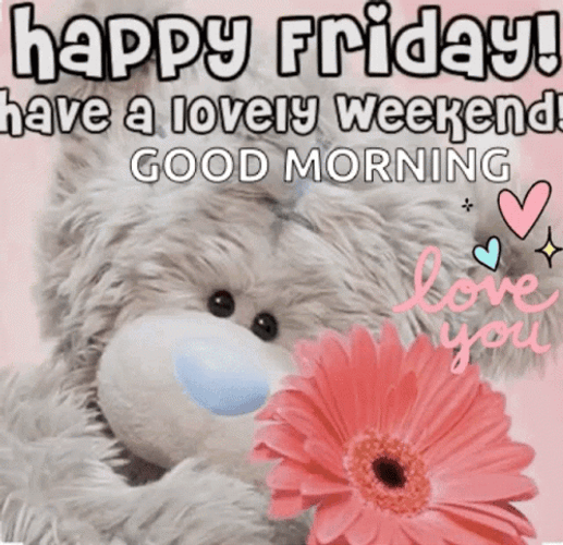 Good Morning Friday Tatty Teddy Happy GIF