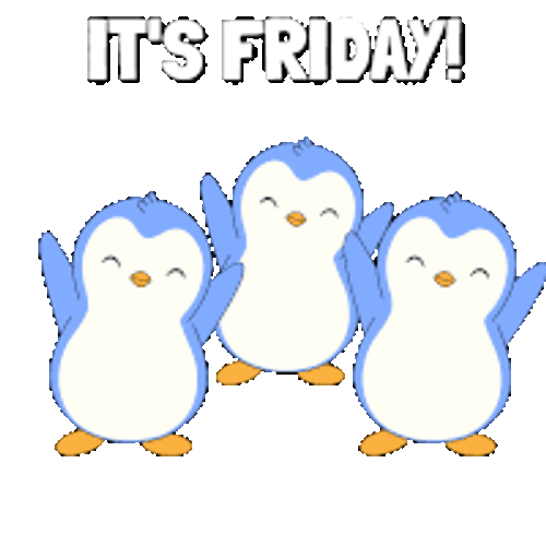 Good Morning Friday Weekend Sticker GIF