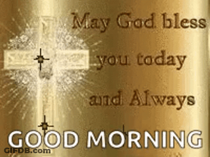 Good Morning God Bless Inspirational Notes GIF