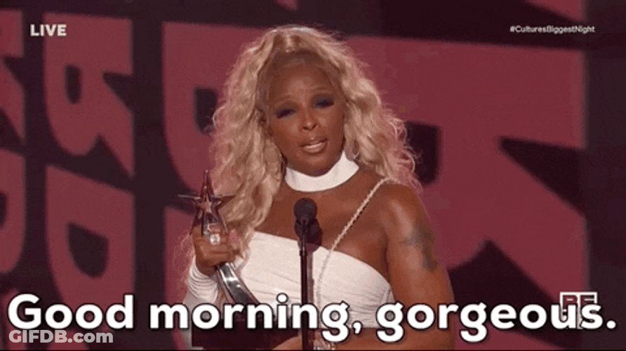 Good Morning Gorgeous BET Awards GIF