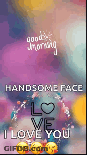 Good Morning Greeting Card I Love You GIF