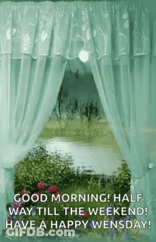 Good Morning Halfway To Weekend Happy Wednesday GIF