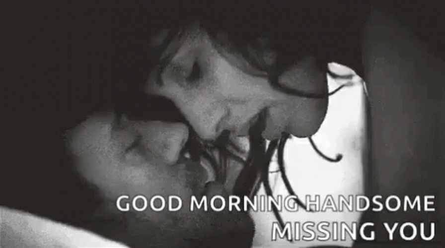 Good Morning Handsome Missing You Couple GIF