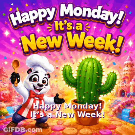 Good Morning Happy Monday Sunflower With Sunglasses GIF