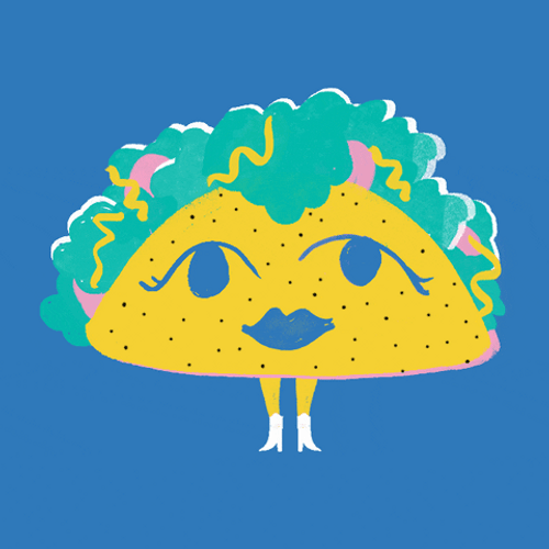 Good Morning Happy Pretty Taco Tuesday Smiling GIF