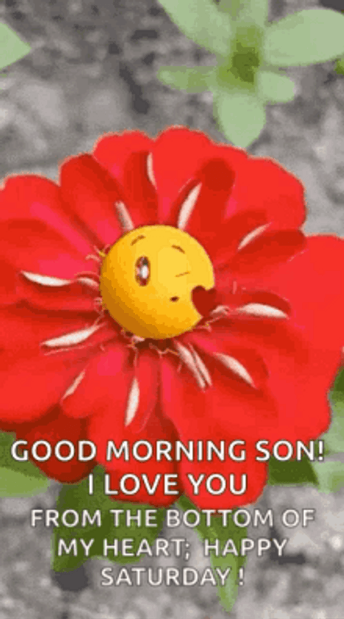Good Morning Happy Saturday Son I Love You GIF