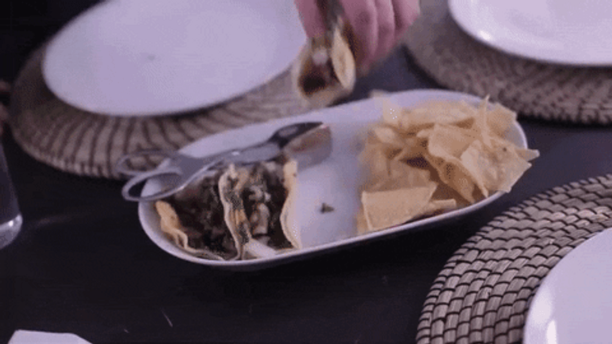 Good Morning Happy Taco Tuesday Man Eating GIF
