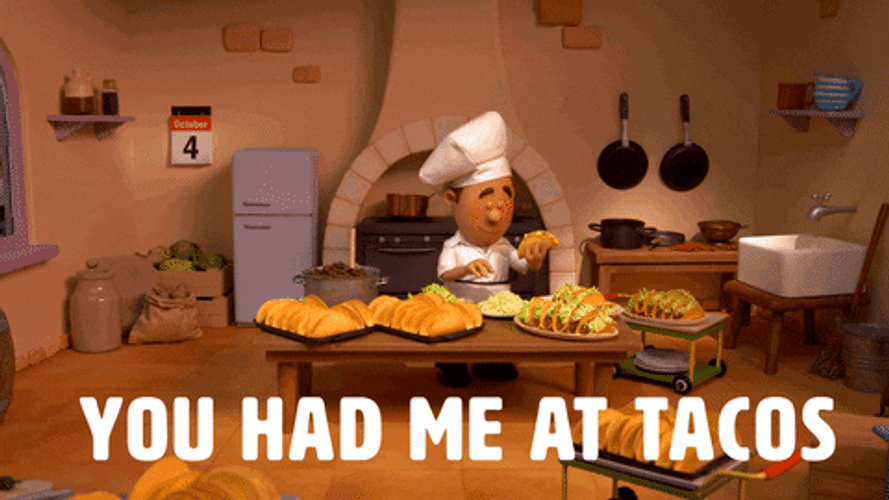 Good Morning Happy Taco Tuesday Puppet Chef GIF