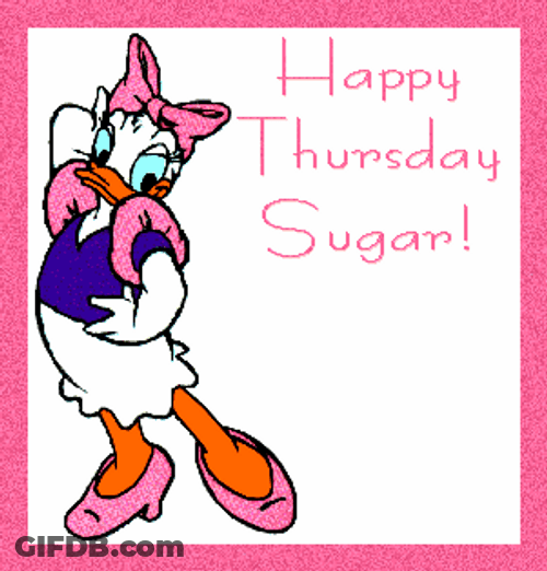 Good Morning Happy Thursday Flirty Daisy Duck GIF