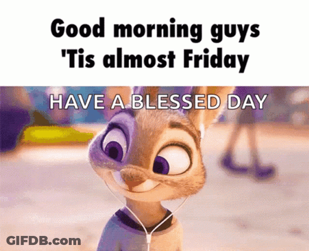 Good Morning Happy Thursday Judy Hopps Bunny Cartoon GIF