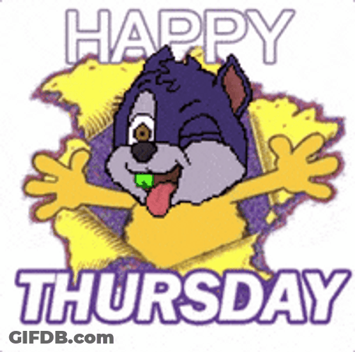 Good Morning Happy Thursday Smiling Winking Chipmunk GIF