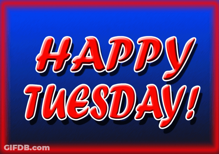 Good Morning Happy Tuesday Greetings Sticker GIF