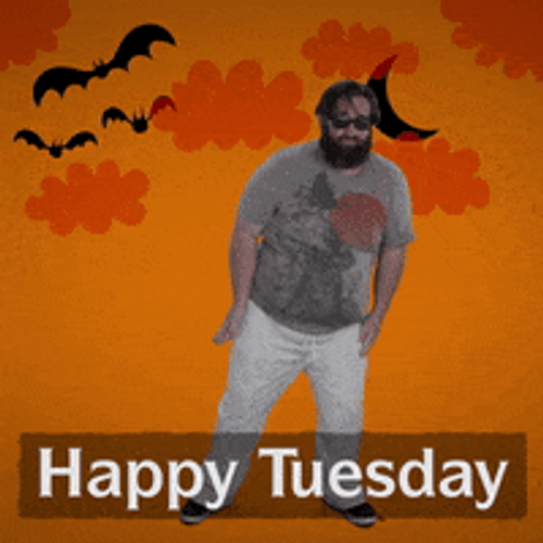 Good Morning Happy Tuesday Halloween Dancing GIF