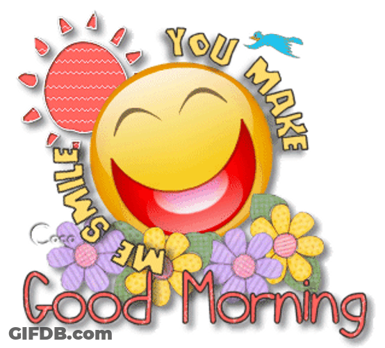 Good Morning Happy Tuesday You Make Me Smile GIF