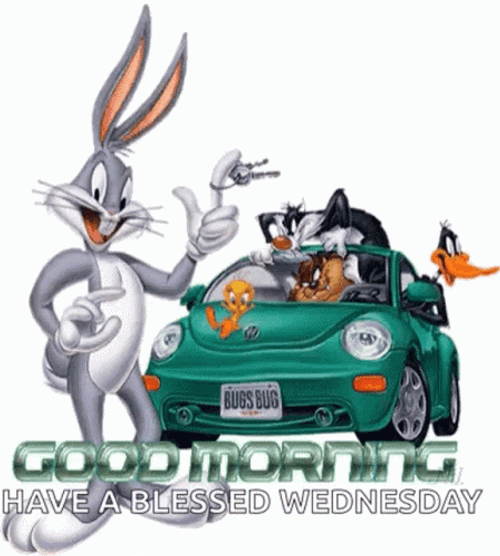 Good Morning Happy Wednesday Bugs Bunny GIF