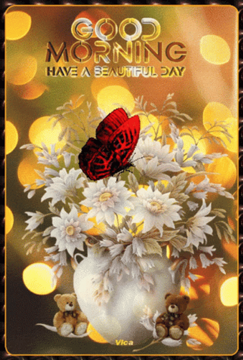 Good Morning Have A Beautiful Day Butterfly GIF