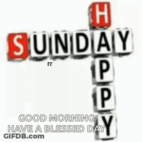Good Morning Have A Blessed Day Crossword Puzzle GIF
