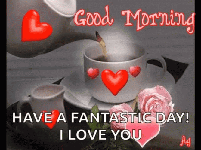 Good Morning Have A Fantastic Day Love You GIF