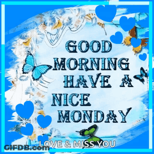 Good Morning Have A Nice Monday GIF