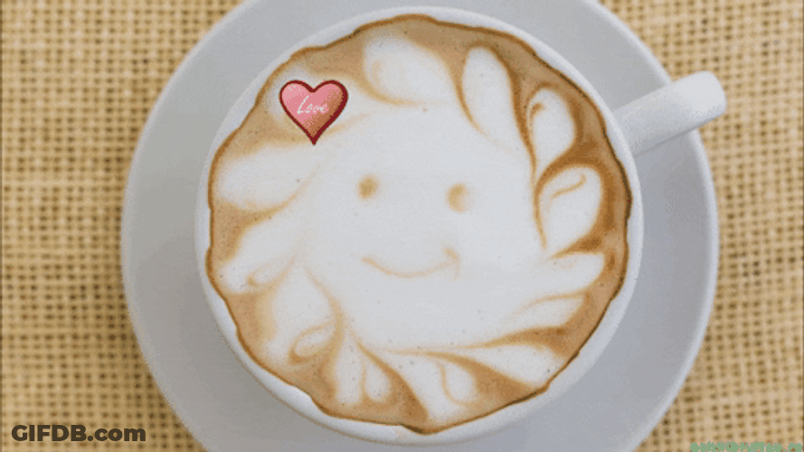 Good Morning Heart Happy Smiley Face GIF