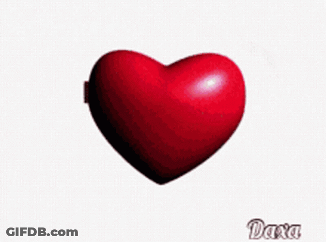 Good Morning Heart Locket Necklace GIF