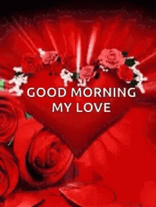 Good Morning Heart Love GIF