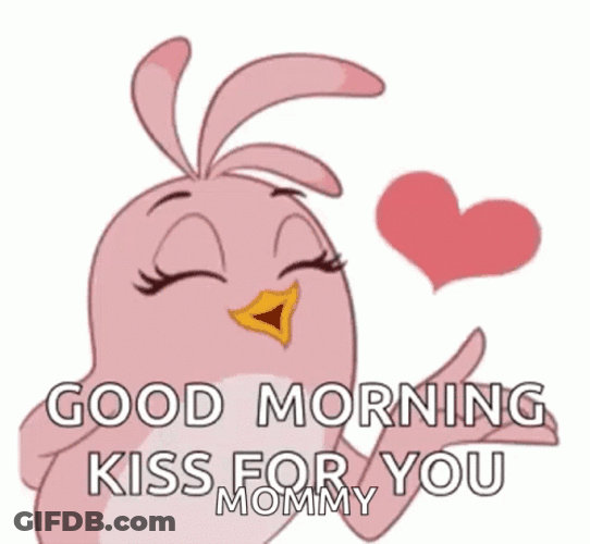 Good Morning Hugs And Kisses Angry Birds GIF