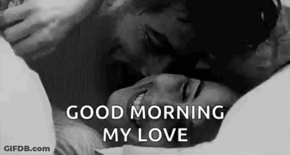 Good Morning Hugs And Kisses Couple GIF