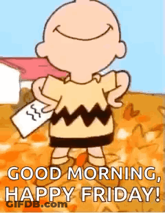 Good Morning Hugs Happy Friday Greeting Card GIF