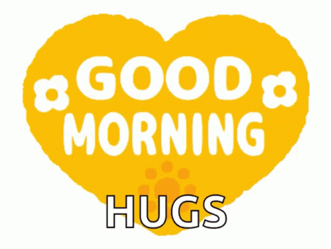 Good Morning Hugs Smiling Sun GIF