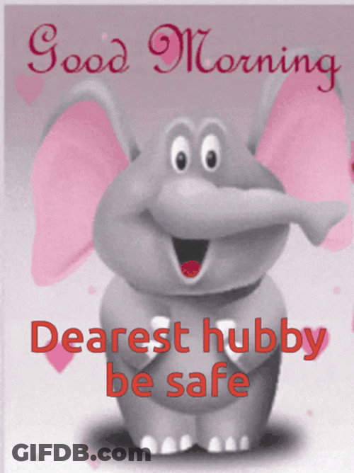 Good Morning Husband Be Safe GIF