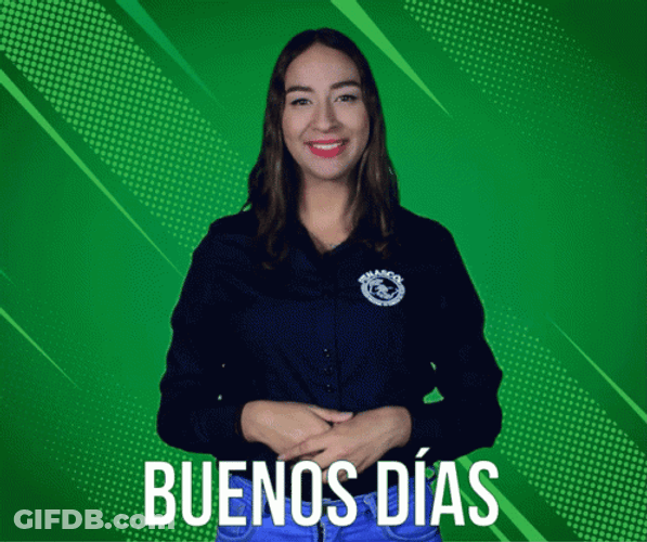 Good Morning In Sign Language Buenos Dias GIF