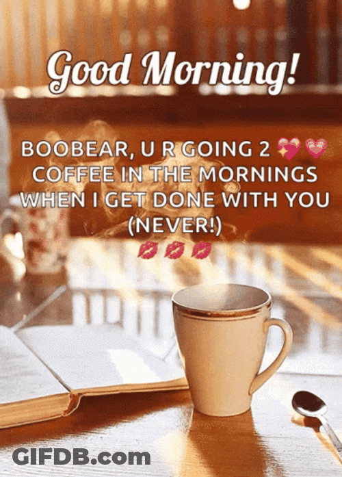 Good Morning In Sign Language Coffee GIF