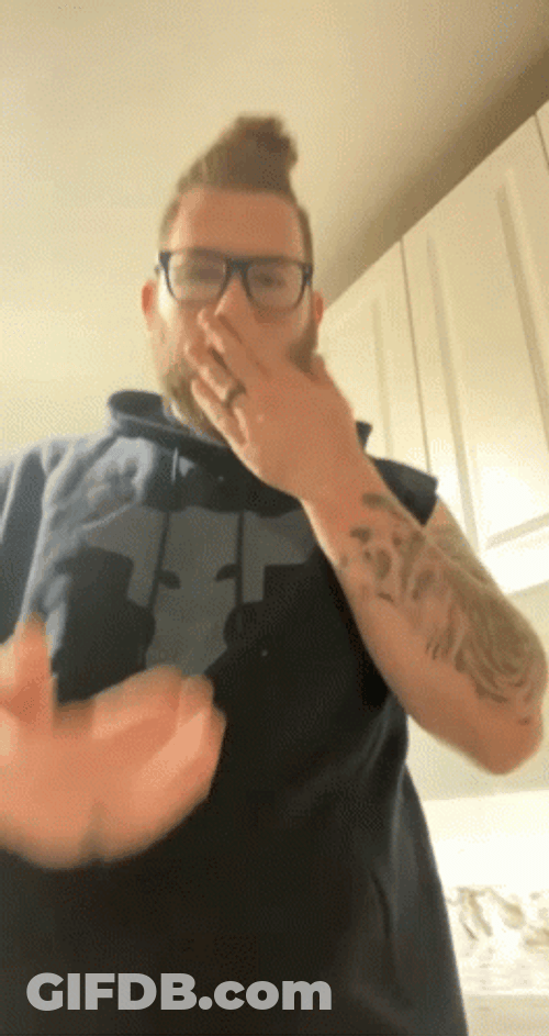 Good Morning In Sign Language Cool Guy GIF