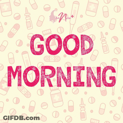 Good Morning In Sign Language Cute Background GIF