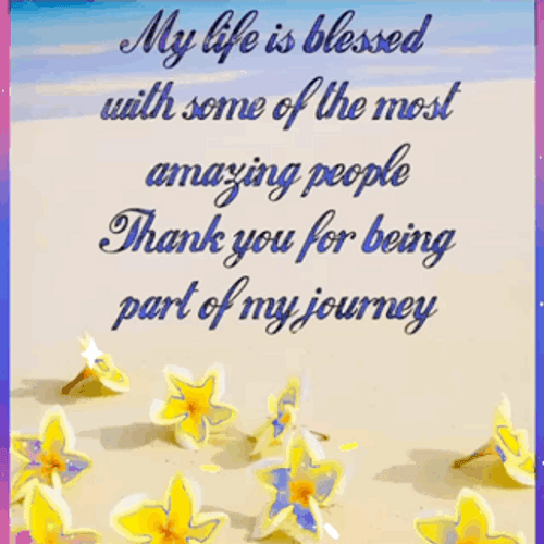 Good Morning Inspirational Sparkling Flowers GIF
