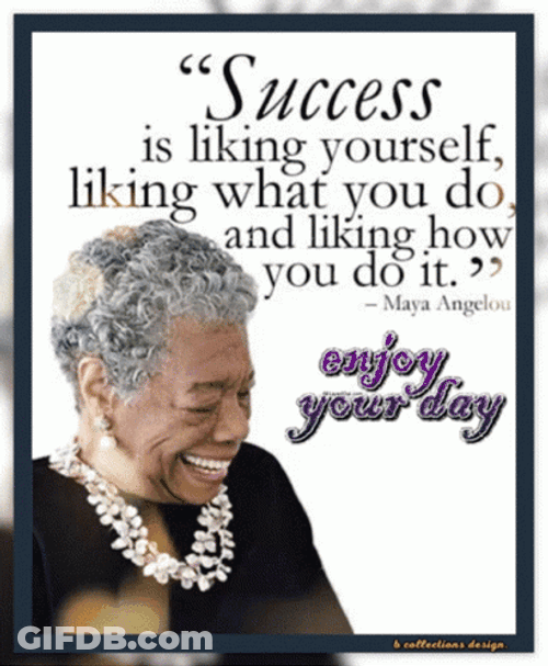 Good Morning Inspirational Success Message GIF