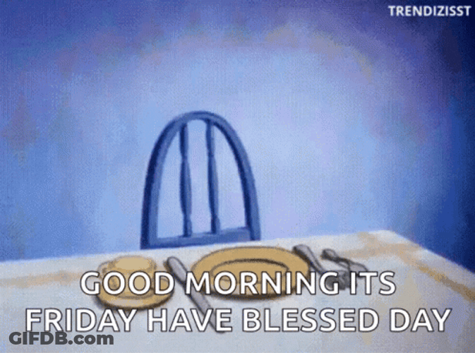 Good Morning It's Friday Breakfast Donald Duck GIF