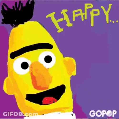 Good Morning It's Friday Happy Sesame Street GIF