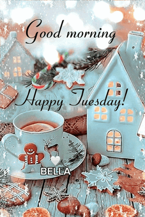 Good Morning It's Tuesday Ginger Bread GIF