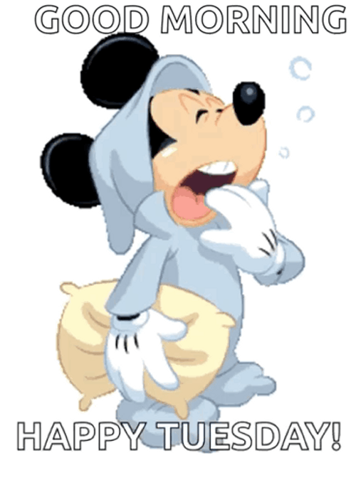 Good Morning It's Tuesday Of Mickey Mouse GIF