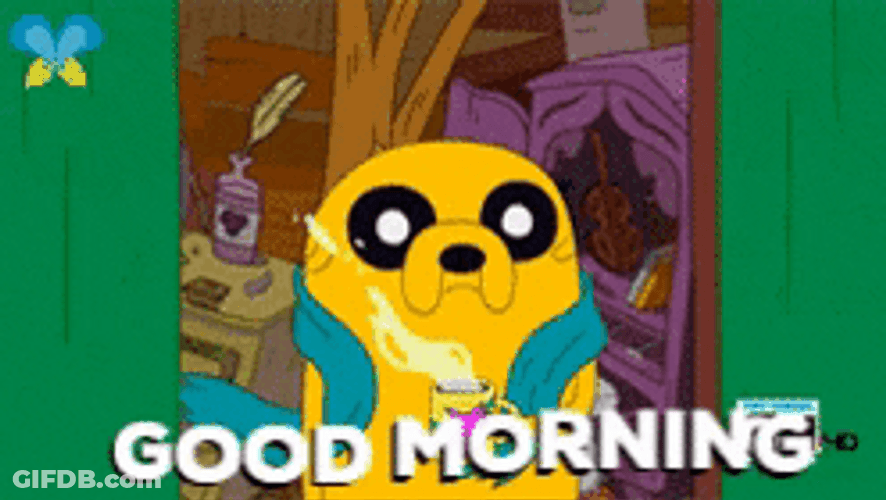 Good Morning Jake The Dog GIF