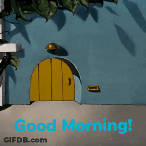 Good Morning Jerry Mouse GIF