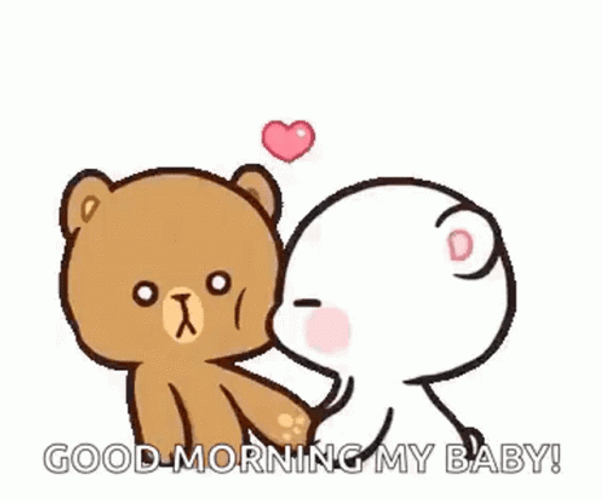 Good Morning Kiss Milk And Mocha GIF